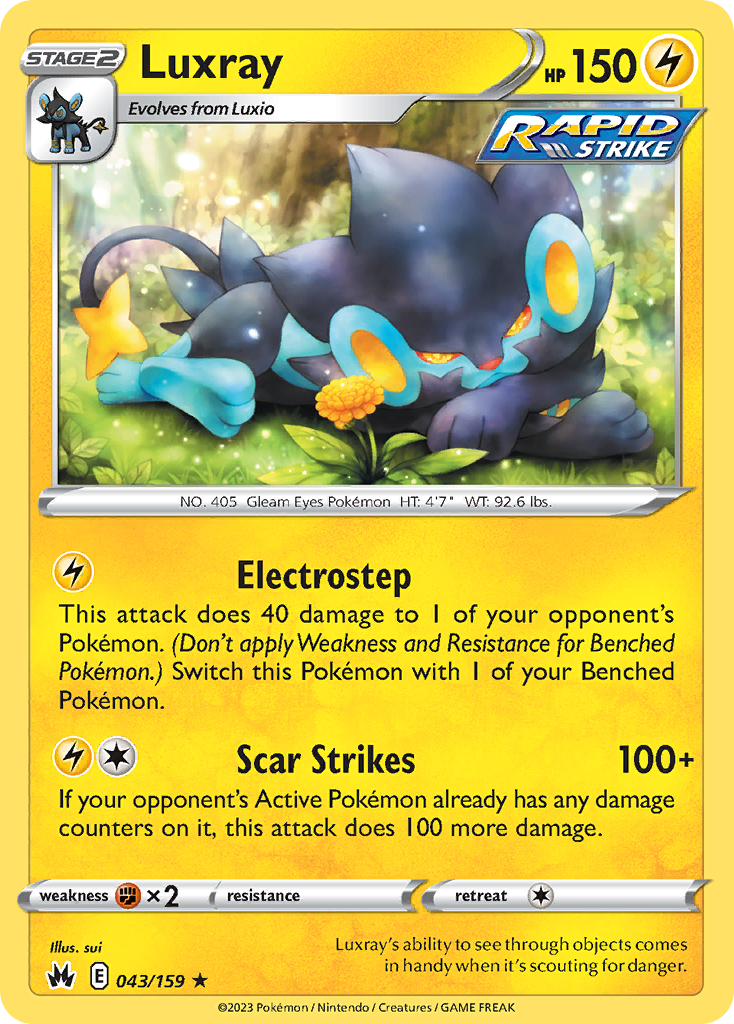 Luxray - Crown Zenith - 043/159