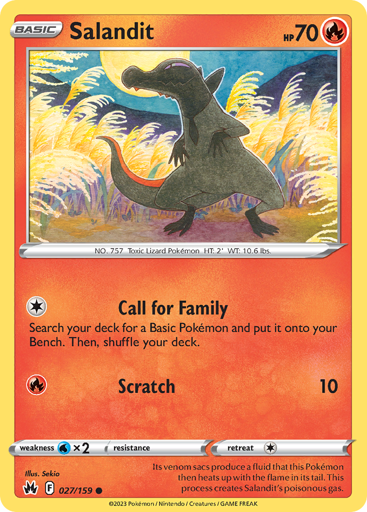 Salandit - Crown Zenith - 027/159