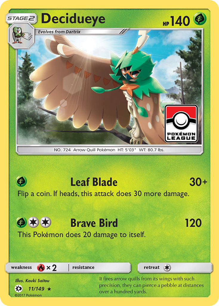 Decidueye - Sun & Moon - 11/149