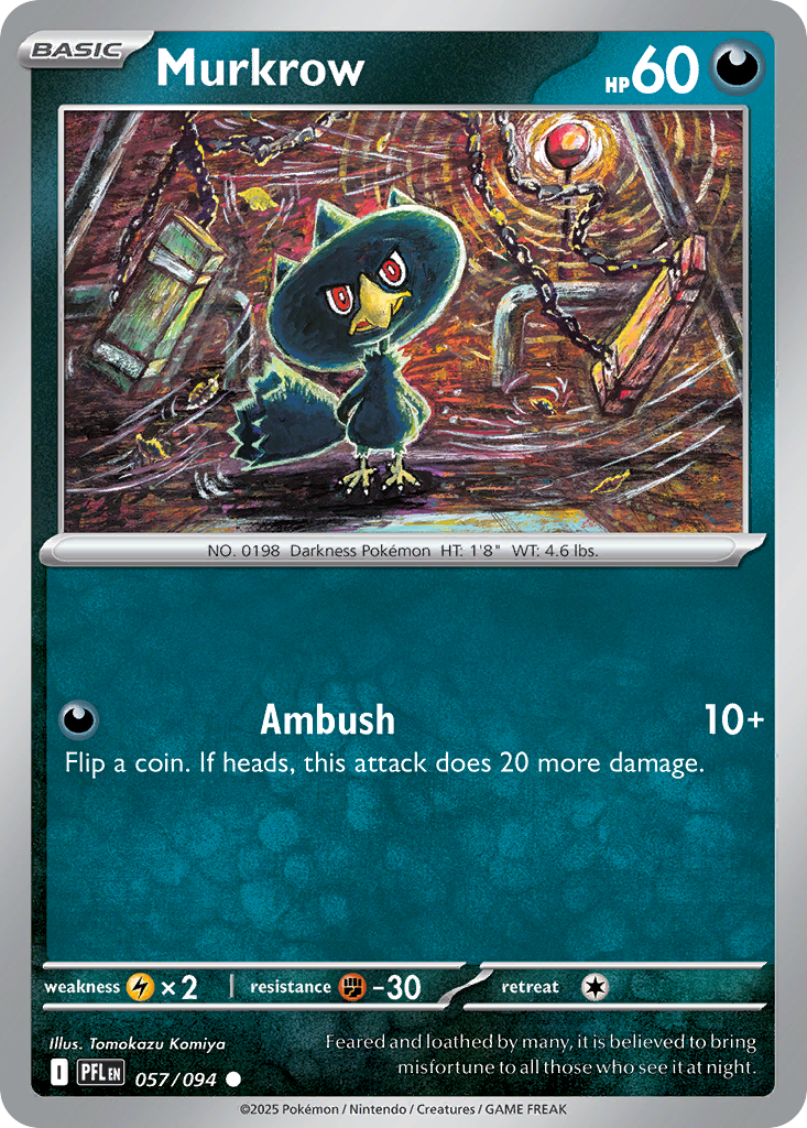 Murkrow - Phantasmal Flames - 057/094