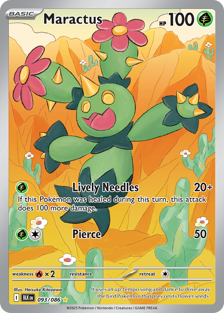Maractus - Black Bolt - 093/086 - Holofoil