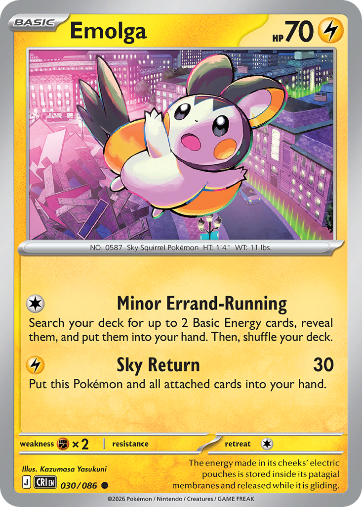 Emolga - Chaos Rising - 030/086