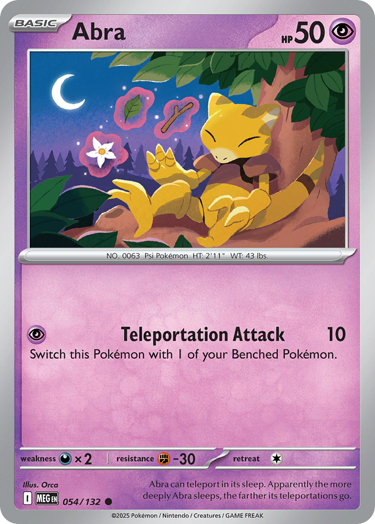 Abra - Mega Evolution - 054/132