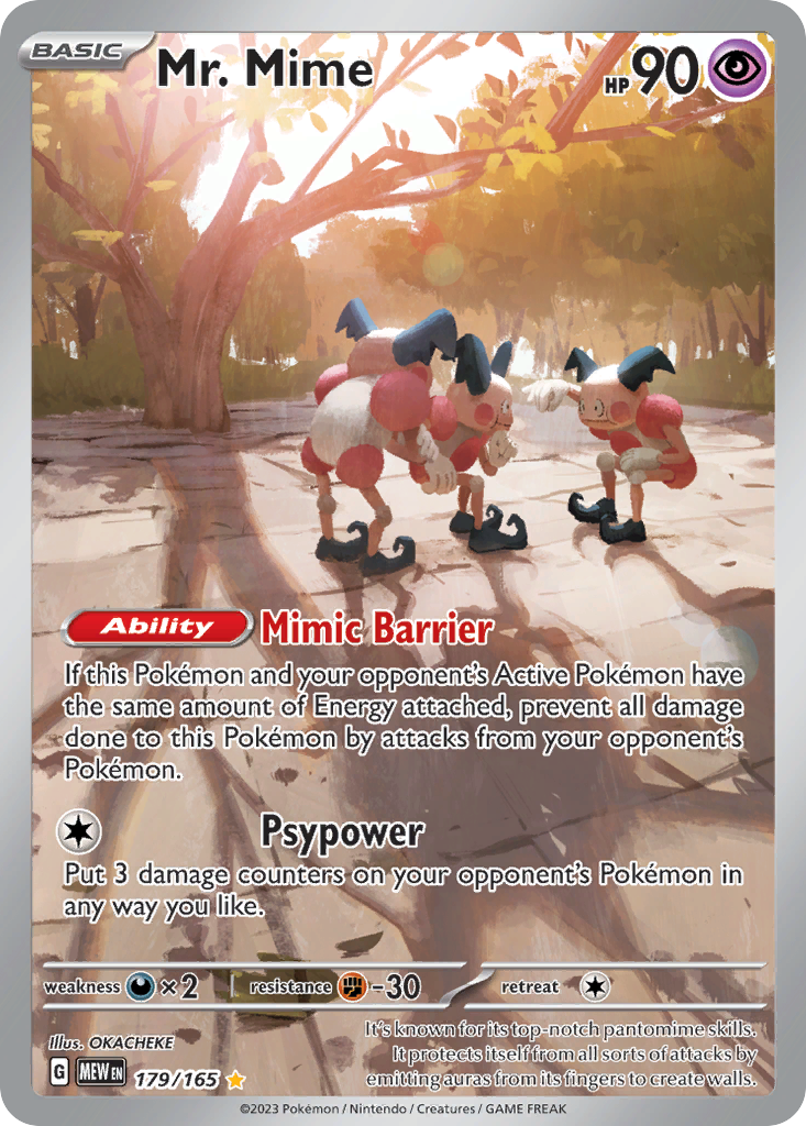 Mr. Mime - 151 - 179/165 - Holofoil