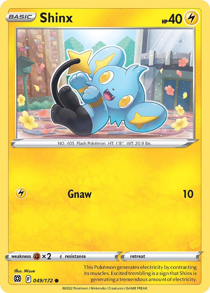 Shinx - Brilliant Stars - 049/172 - Reverse Holofoil