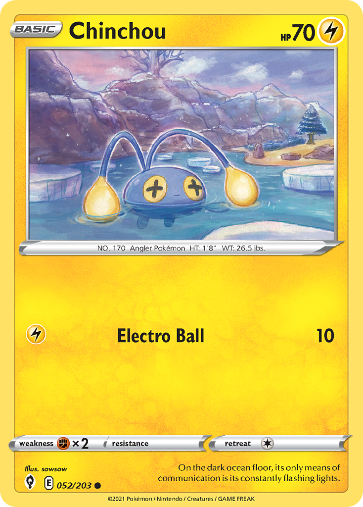 Chinchou - Evolving Skies - 052/203