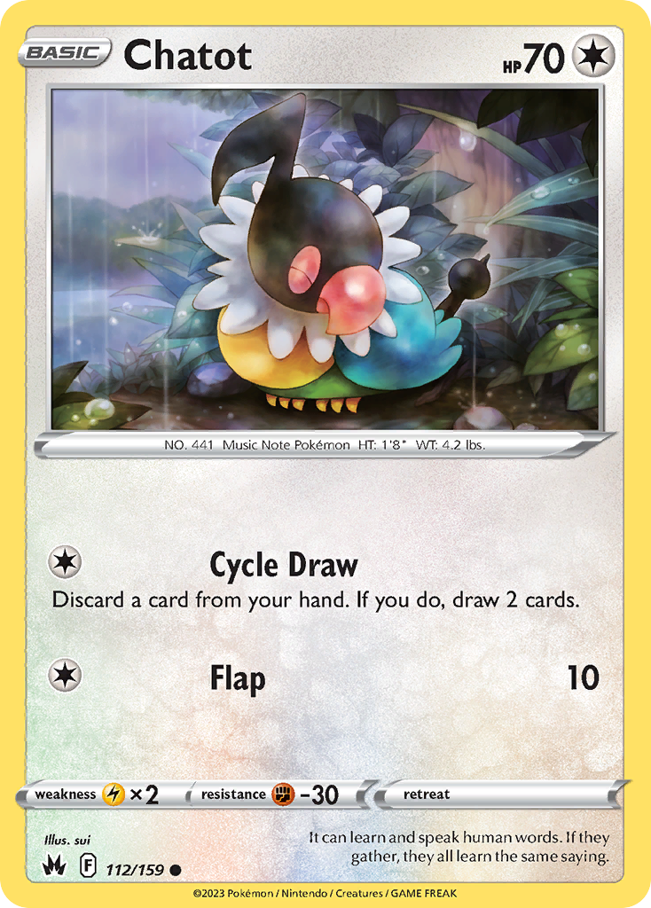 Chatot - Crown Zenith - 112/159