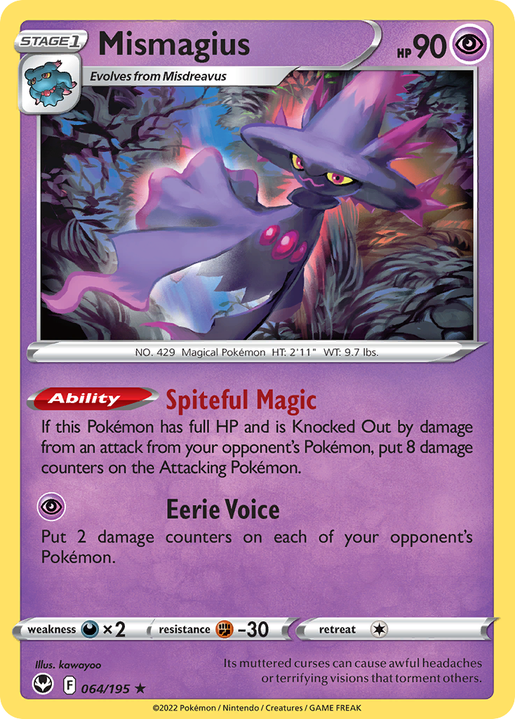Mismagius - Silver Tempest - 064/195