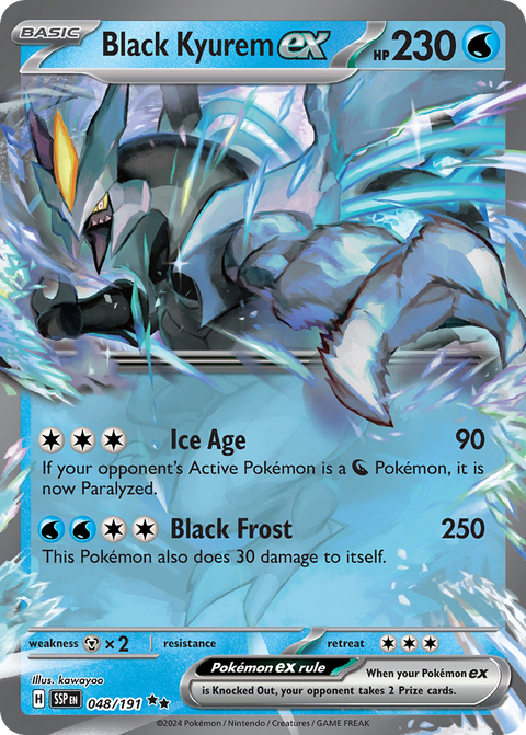 Black Kyurem ex - Surging Sparks - 048/191 - Holofoil