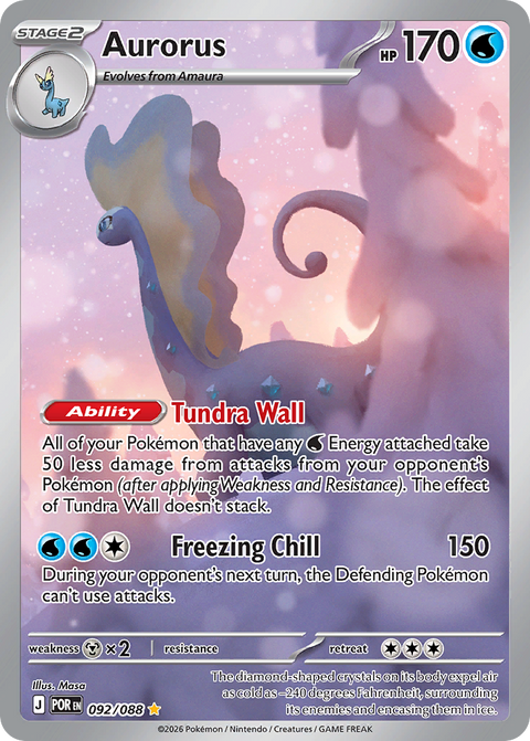 Aurorus - Perfect Order - 092/088 - Holofoil