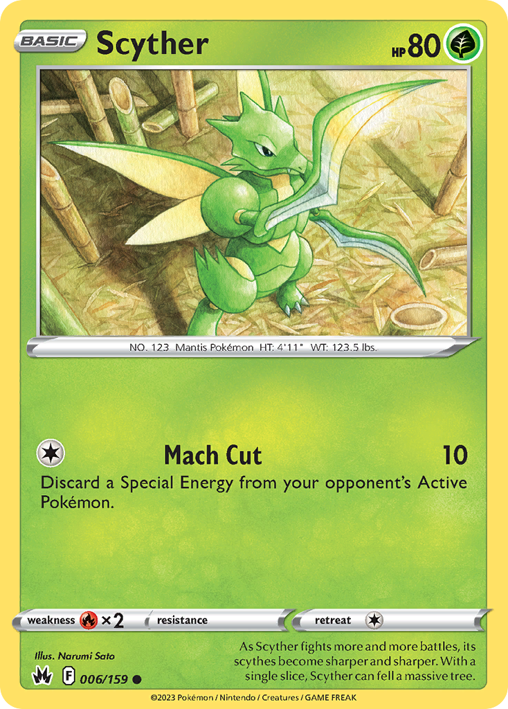 Scyther - Crown Zenith - 006/159