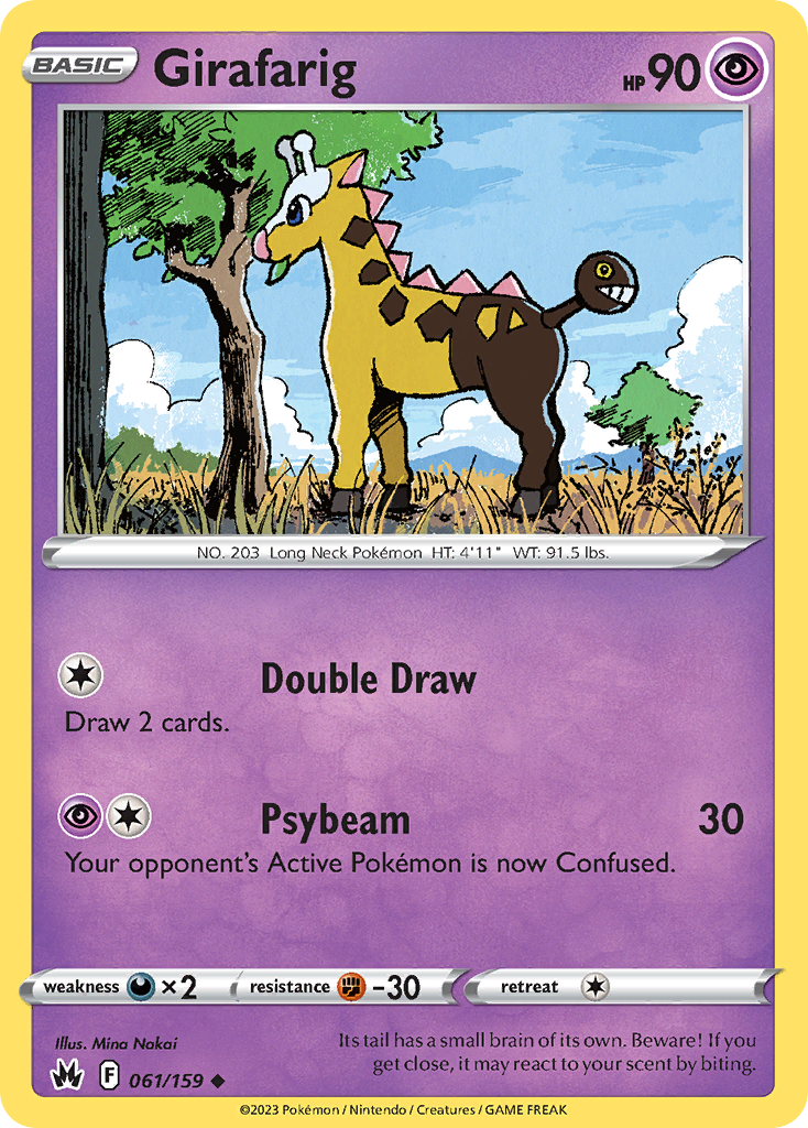 Girafarig - Crown Zenith - 061/159