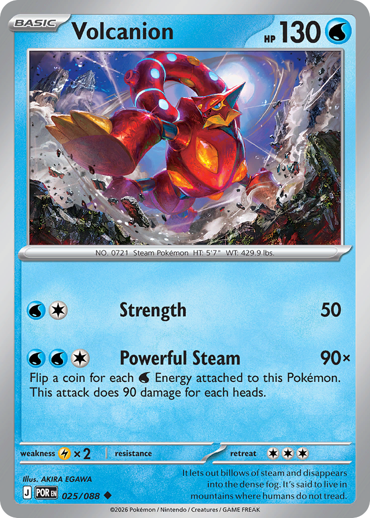 Volcanion - Perfect Order - 025/088 - Reverse Holofoil