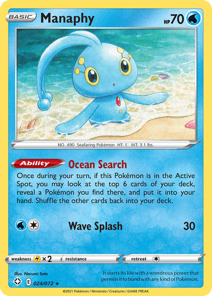 Manaphy - Shining Fates - 024/072