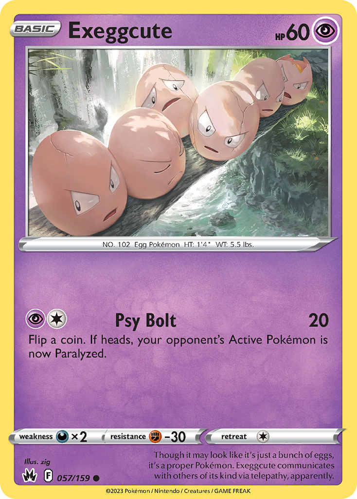 Exeggcute - Crown Zenith - 057/159