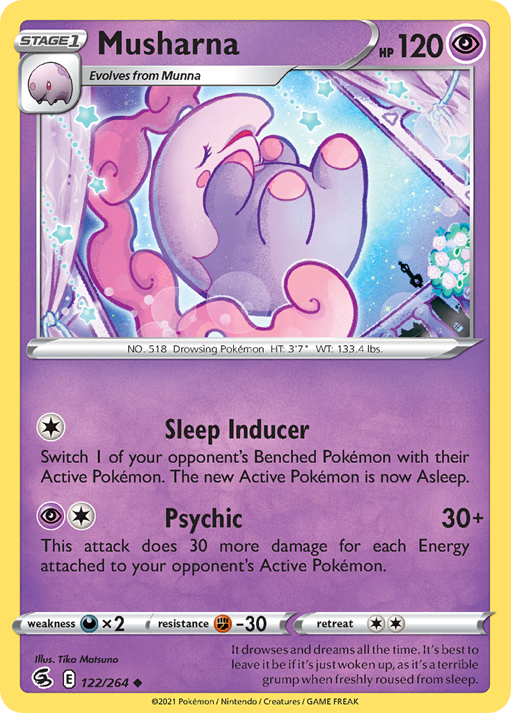 Musharna - Fusion Strike - 122/264 - Reverse Holofoil