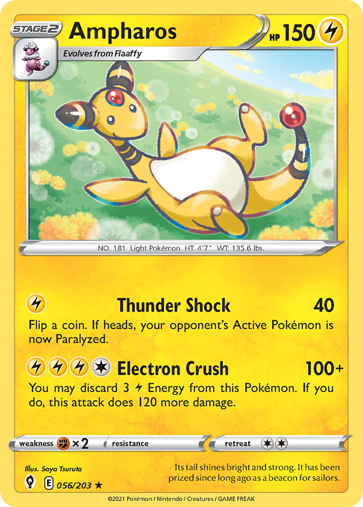Ampharos - Evolving Skies - 056/203