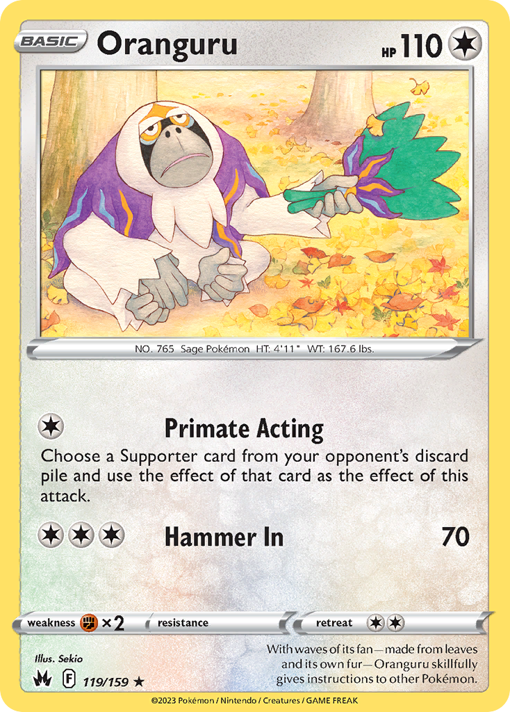 Oranguru - Crown Zenith - 119/159