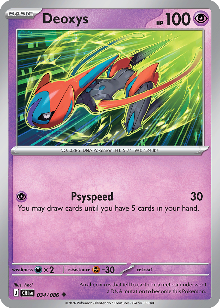 Deoxys - Chaos Rising - 034/086