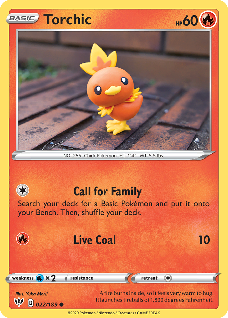 Torchic - Darkness Ablaze - 022/189