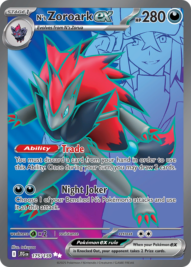 N's Zoroark ex - Journey Together - 175/159 - Holofoil