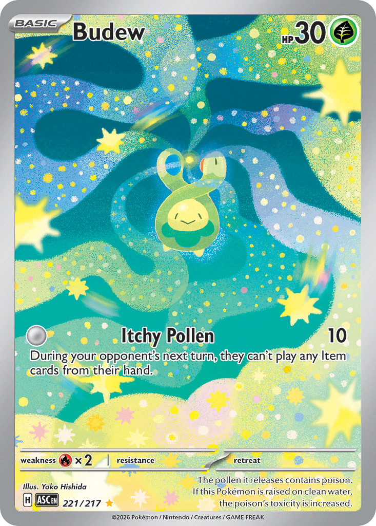 Budew - Ascended Heroes - 221/217 - Holofoil