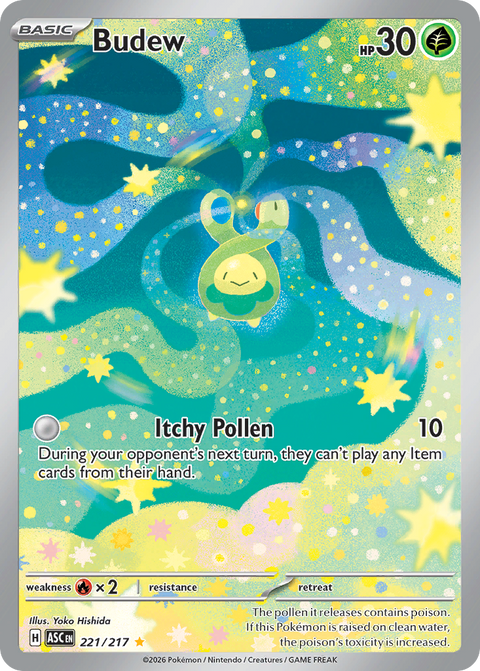 Budew - Ascended Heroes - 221/217 - Holofoil