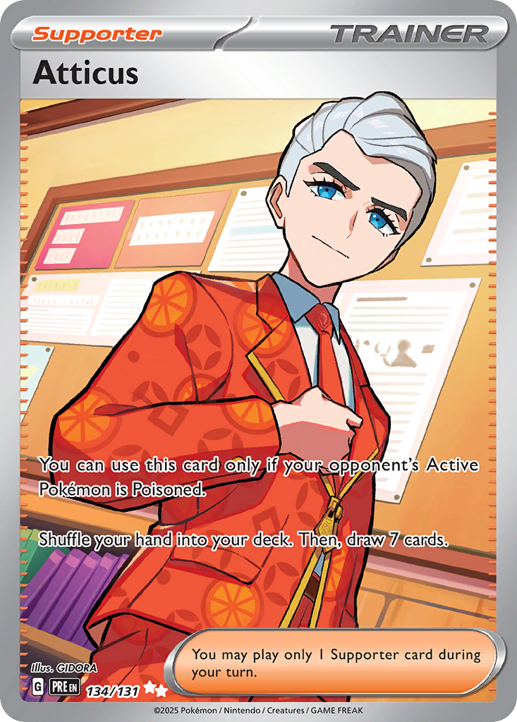 Atticus - Prismatic Evolutions - 134/131 - Holofoil