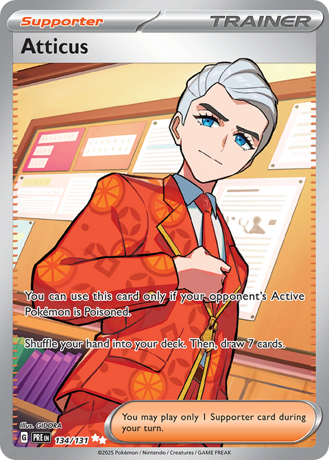 Atticus - Prismatic Evolutions - 134/131 - Holofoil