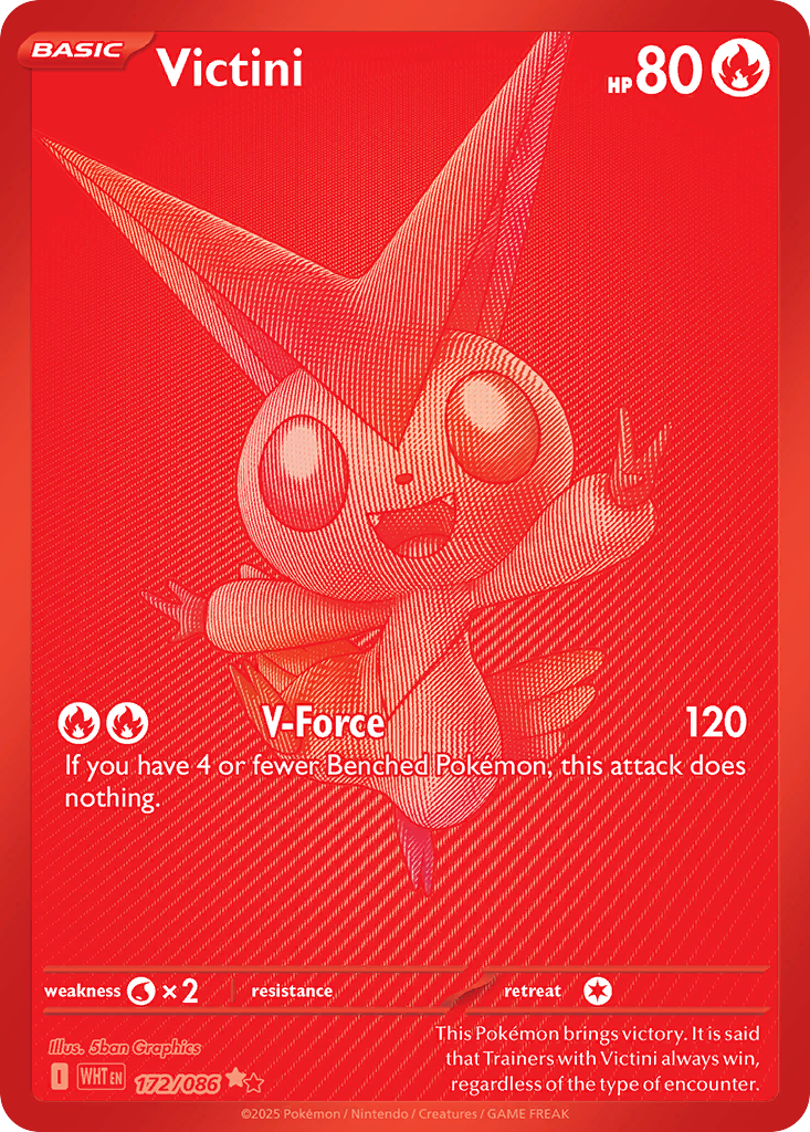 Victini - White Flare - 172/086 - Holofoil