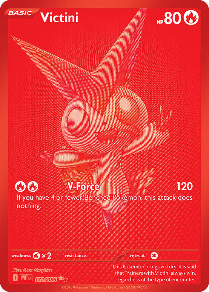 Victini - White Flare - 172/086 - Holofoil