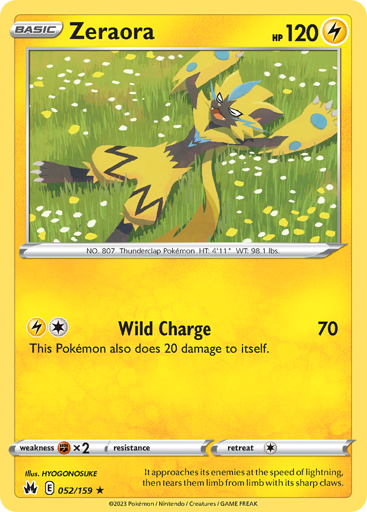 Zeraora - Crown Zenith - 052/159