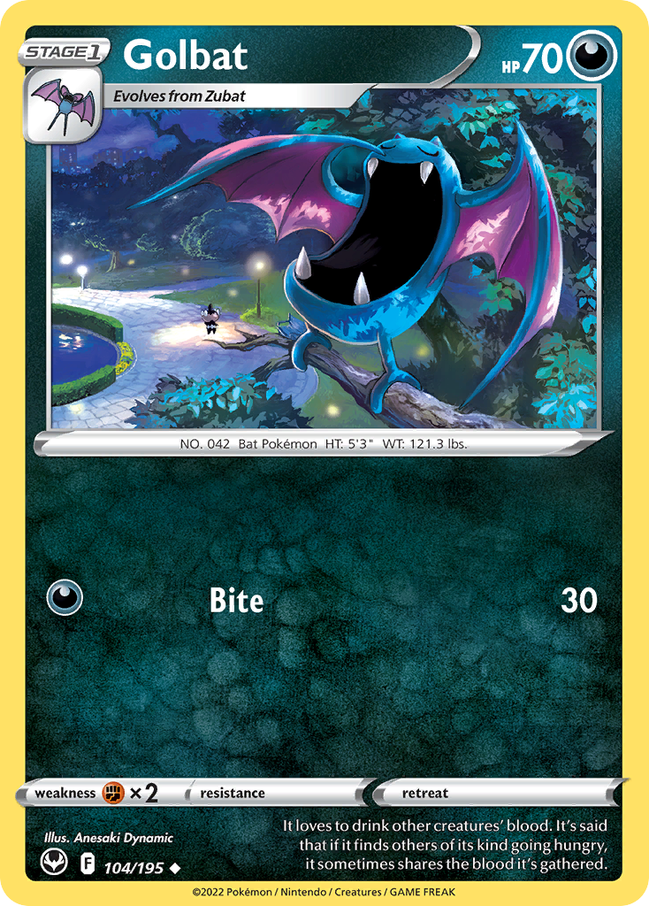 Golbat - Silver Tempest - 104/195