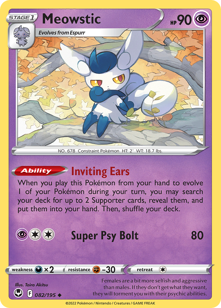 Meowstic - Silver Tempest - 082/195