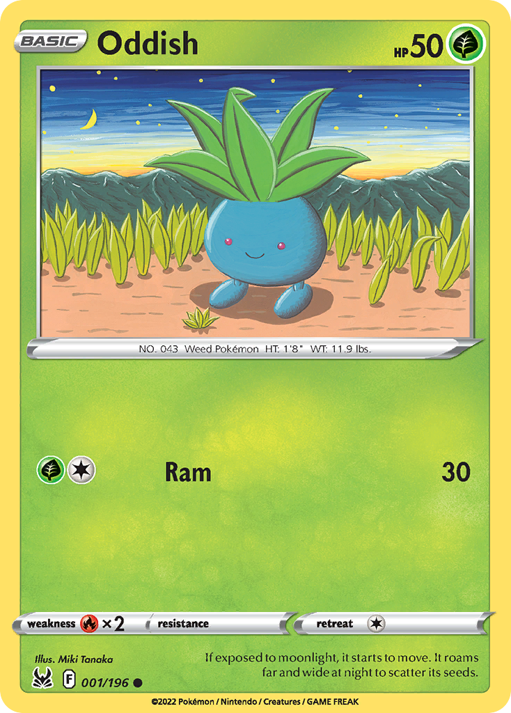 Oddish - Lost Origin - 001/196