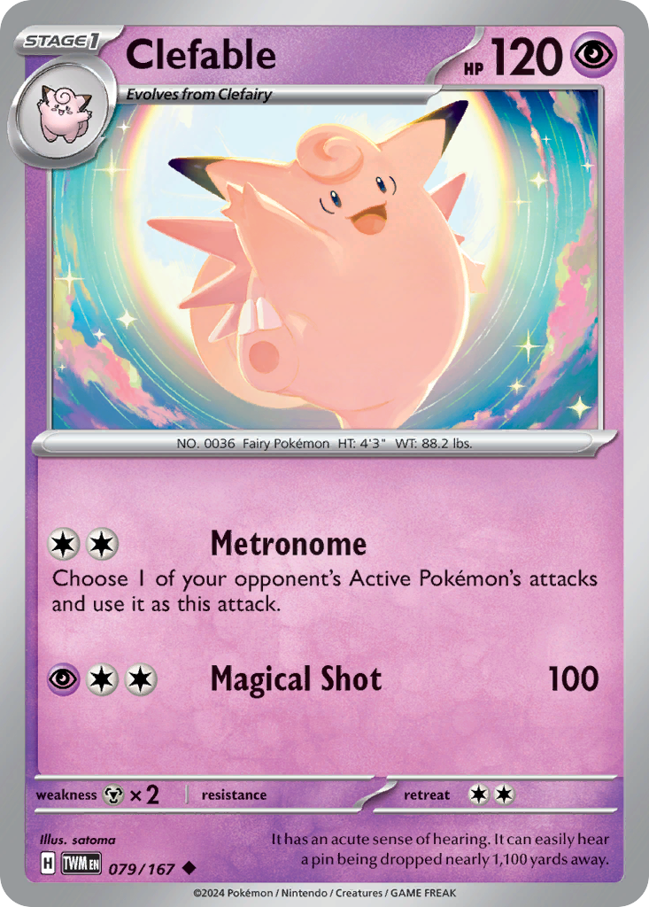 Clefable - Twilight Masquerade - 079/167