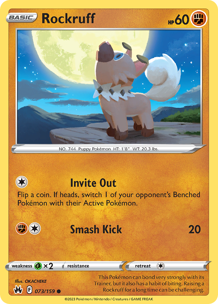 Rockruff - Crown Zenith - 073/159