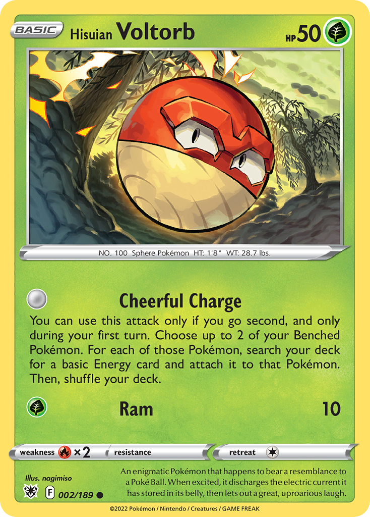 Hisuian Voltorb - Astral Radiance - 002/189