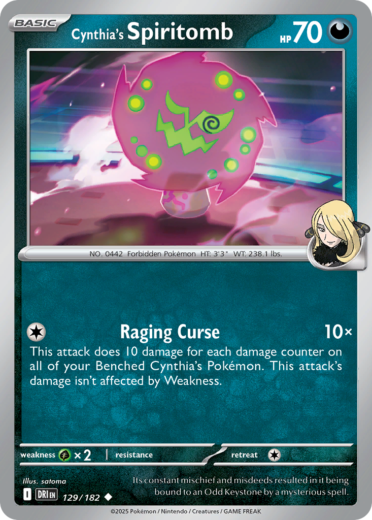 Cynthia's Spiritomb - Destined Rivals - 129/182