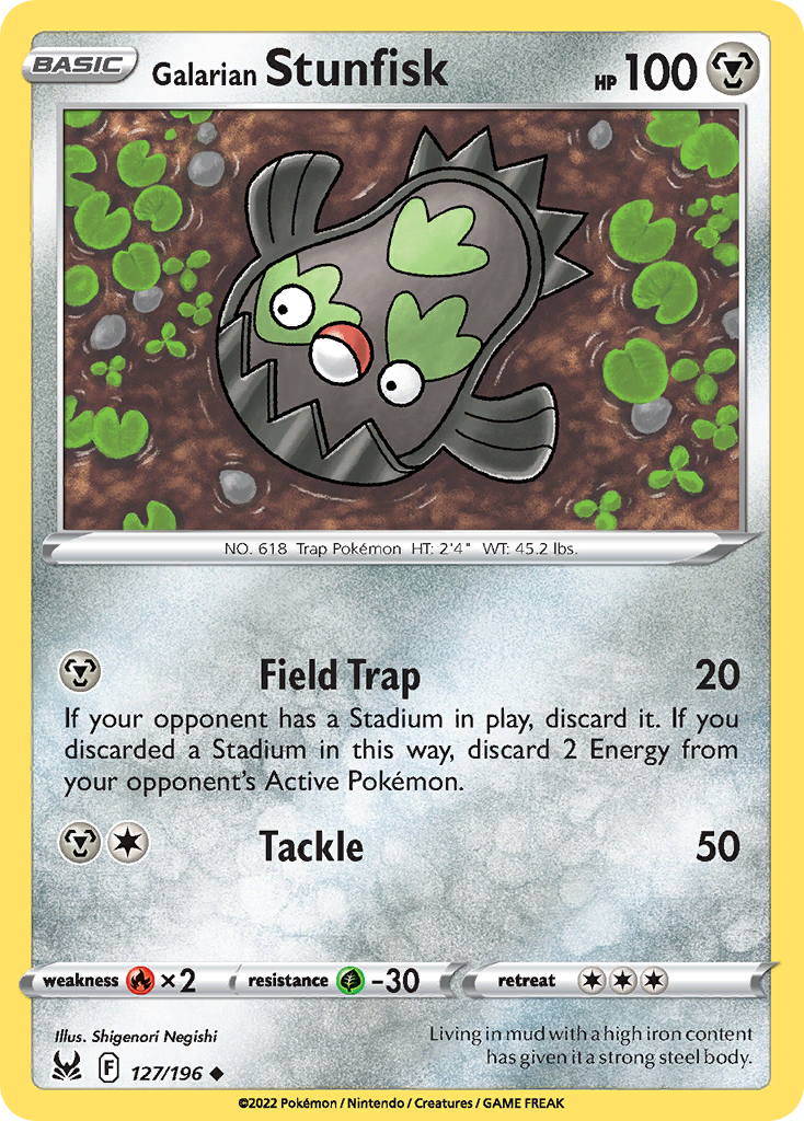 Galarian Stunfisk - Lost Origin - 127/196