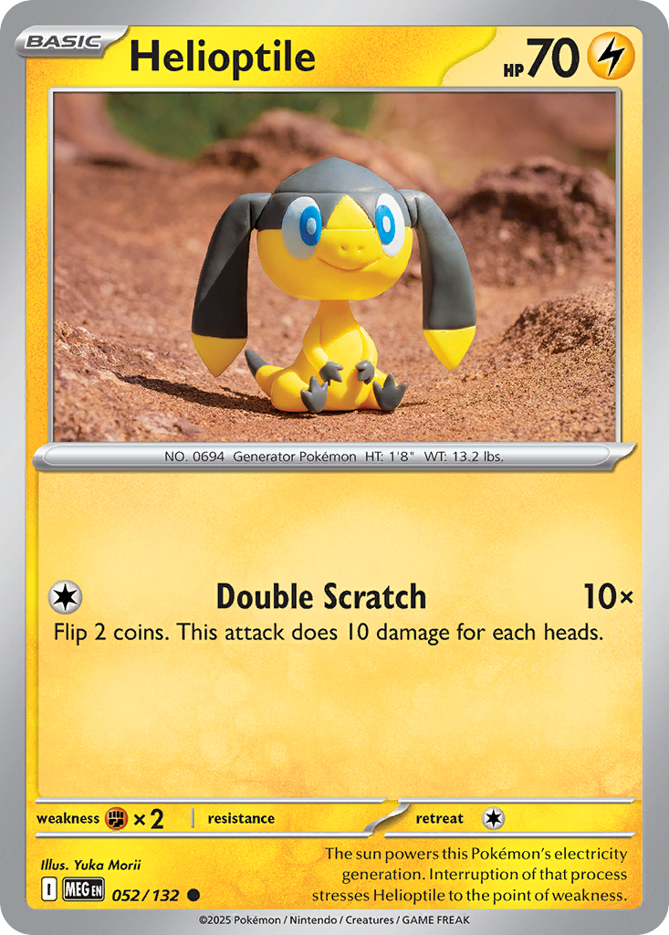 Helioptile - Mega Evolution - 052/132
