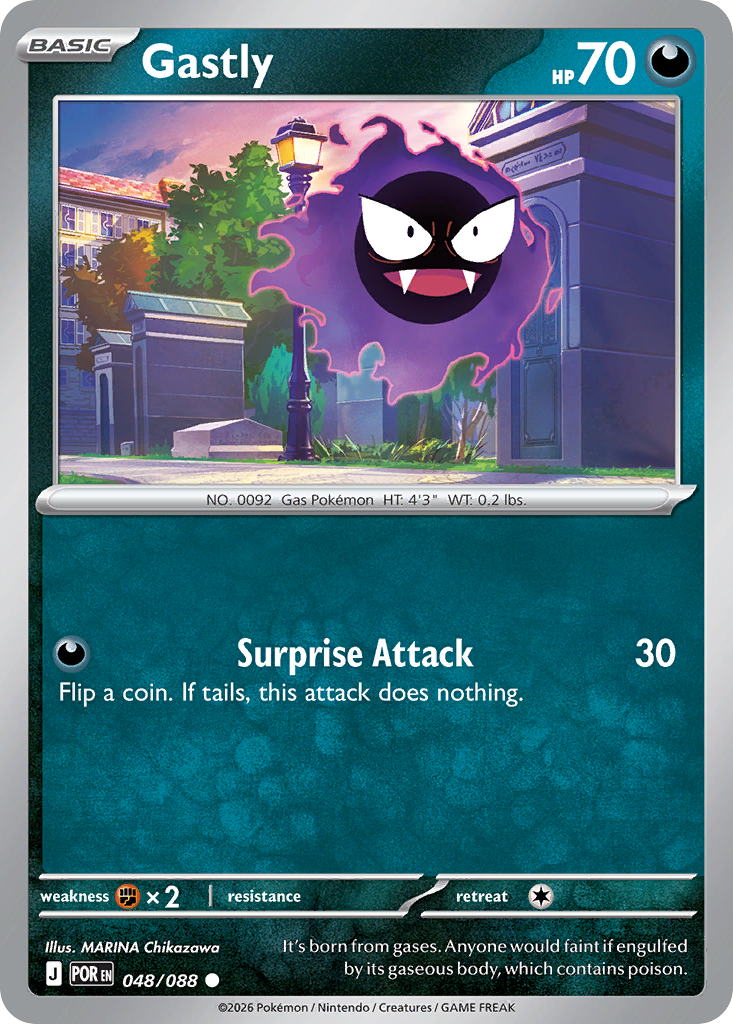 Gastly - Perfect Order - 048/088 - Reverse Holofoil