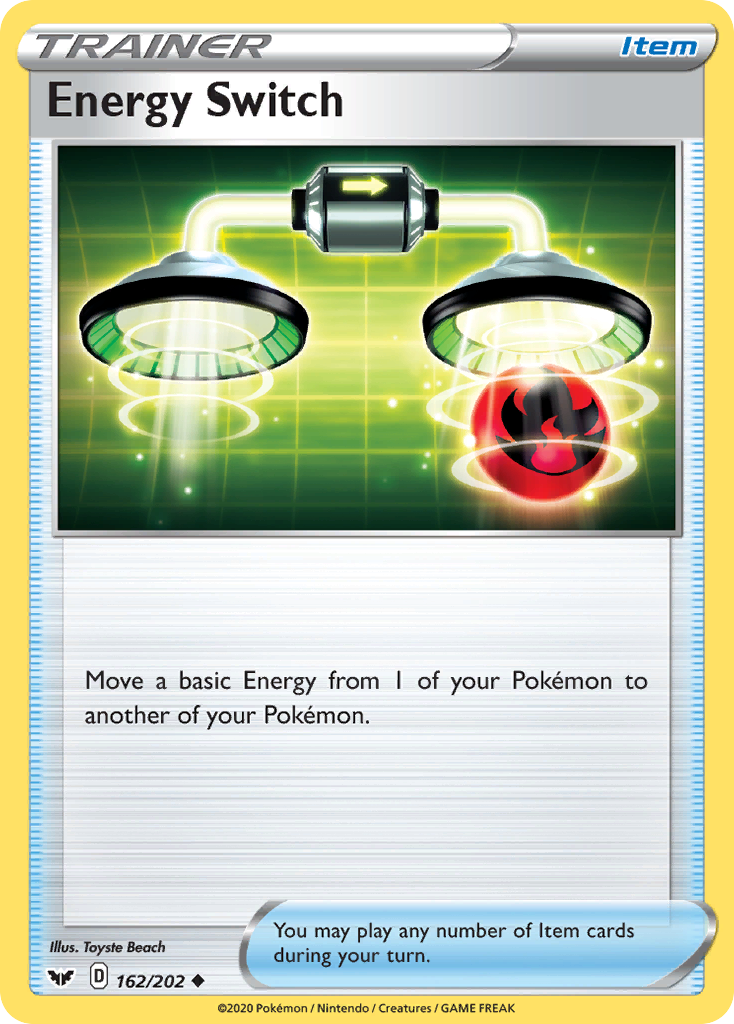 Energy Switch - Sword & Shield - 162/202