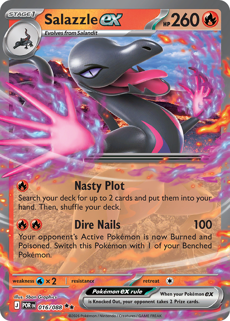 Salazzle ex - Perfect Order - 016/088 - Holofoil