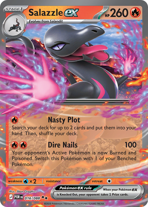 Salazzle ex - Perfect Order - 016/088 - Holofoil