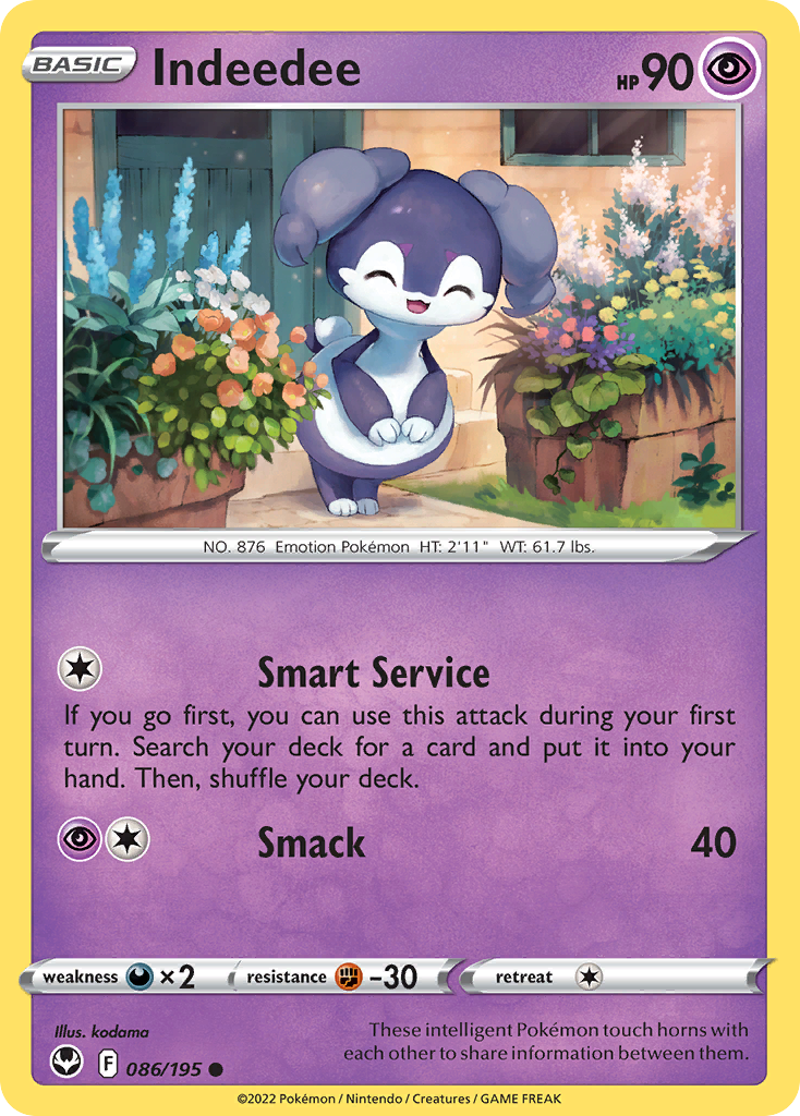 Indeedee - Silver Tempest - 086/195