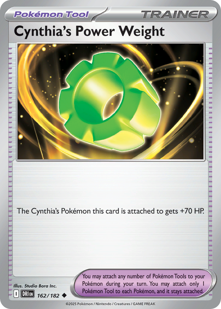 Cynthia's Power Weight - Destined Rivals - 162/182 - Reverse Holofoil