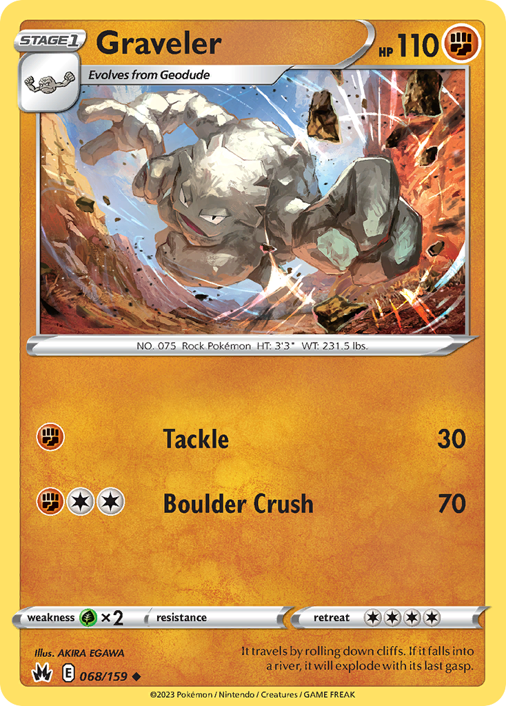 Graveler - Crown Zenith - 068/159