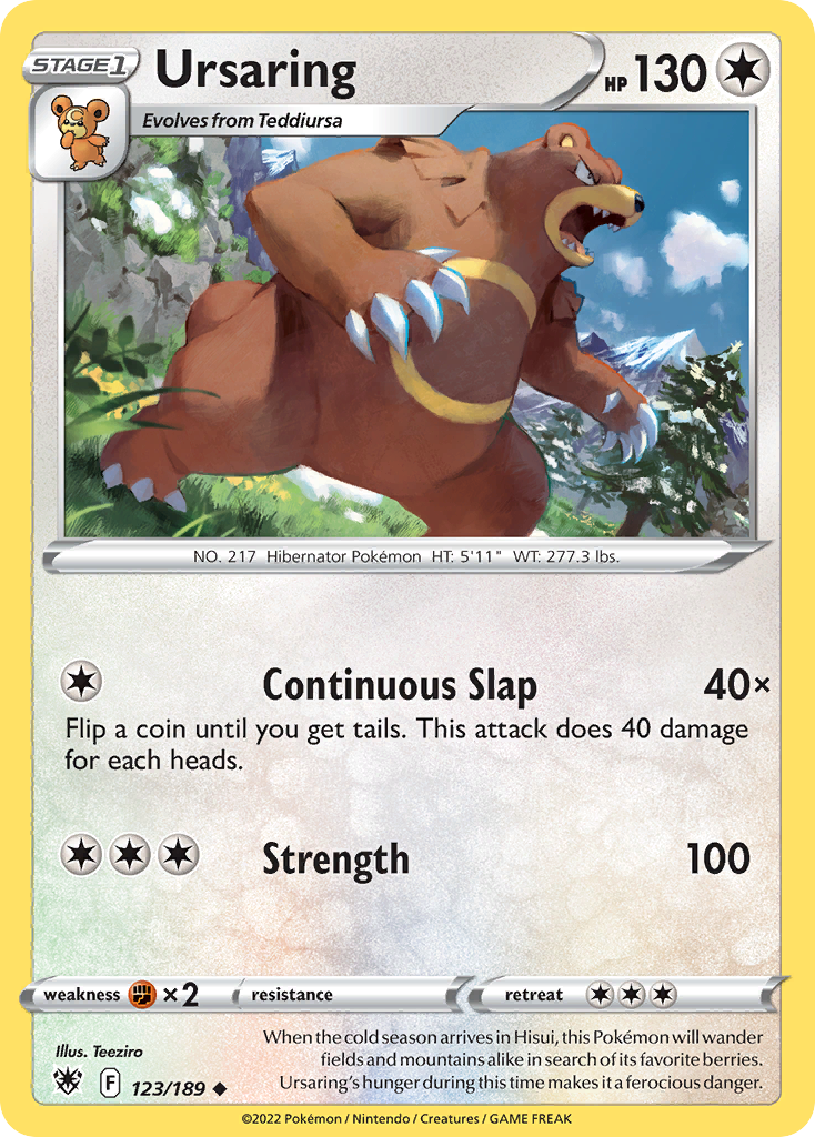 Ursaring - Astral Radiance - 123/189