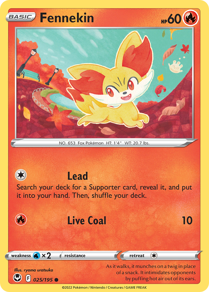 Fennekin - Silver Tempest - 025/195